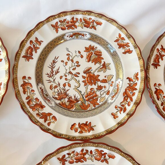 Copeland India Tree Vintage 7 3/4" Bread/Salad Plates, Set of 6 - Picture 3 of 12
